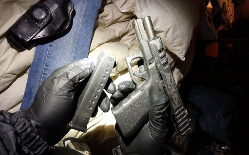 Woman nabbed with gun, meth, stolen items