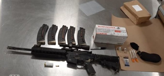 Driving with a warrant, a gun, ammo and large capacity magazines