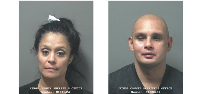 Two arrested in Kings County for allegedly burglarizing unoccupied vehicle