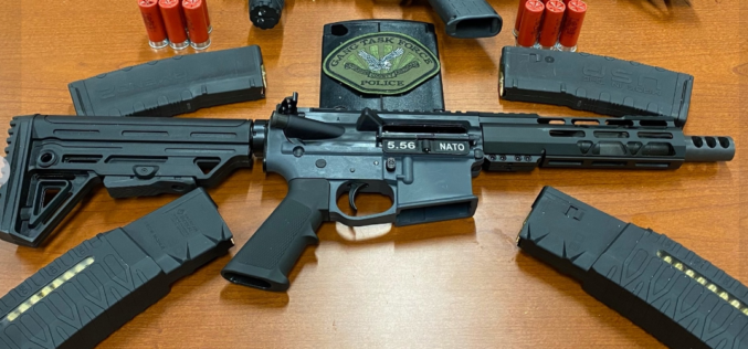 Parole compliance check produces unlawful guns