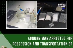 Auburn man has meth, baggies, scale and cash in car