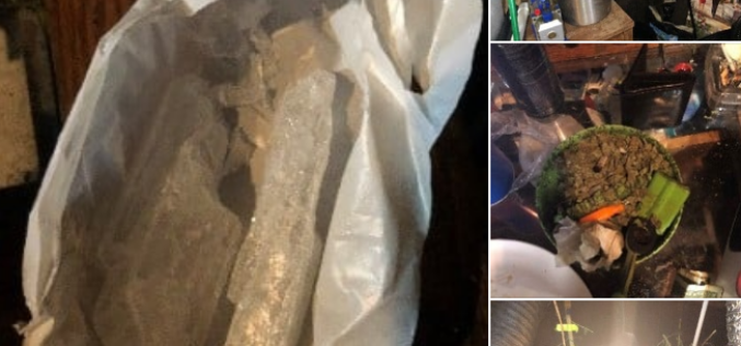 Home compliance check reveals honey oil lab