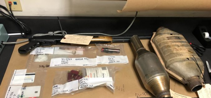Convicted felon discovered with gun, ammo, paraphrnalia