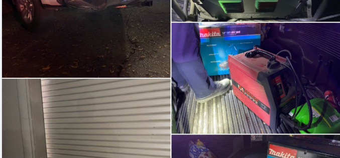 Pair arrested after burglarizing Barnes Welding Supply