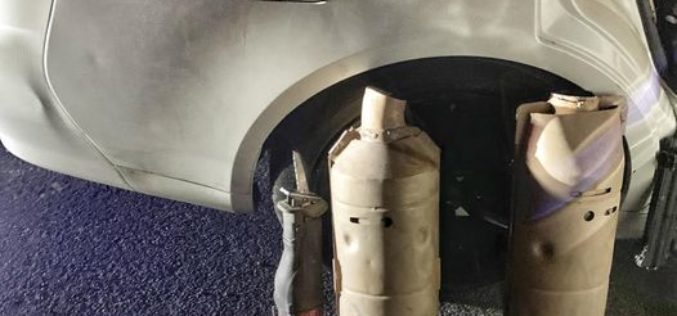FELONY ARREST FOLLOWING CATALYTIC CONVERTER THEFT