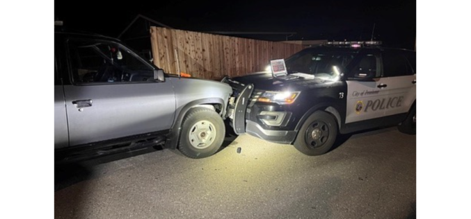 Petaluma Police: Man arrested after leading multi-agency pursuit, ramming patrol car