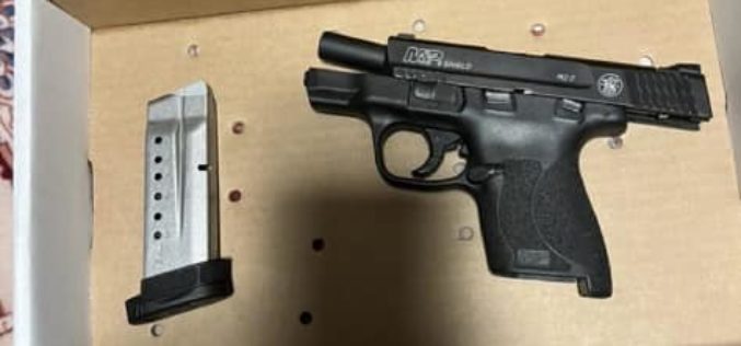 Weapon arrest in Stockton