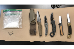 Sheriff’s Office: Assault suspect was in possession of large quantity of meth, several knives
