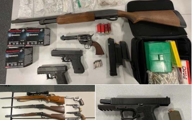 Gang Unit Detectives confiscate numerous guns and ammo