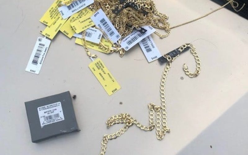 ARREST MADE AFTER JEWELRY SMASH AND GRAB