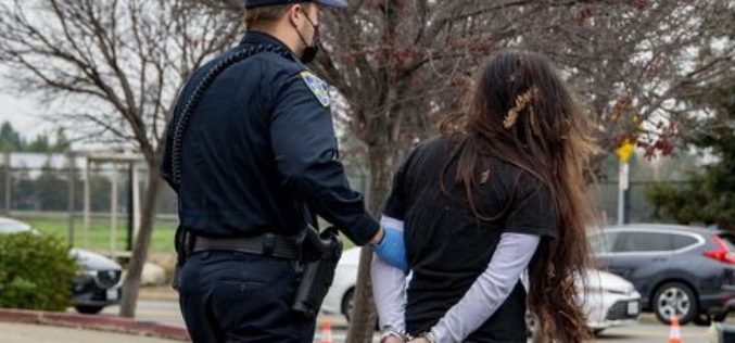 A Woman with a Long Arrest Record Crashes a Stolen Pickup Truck