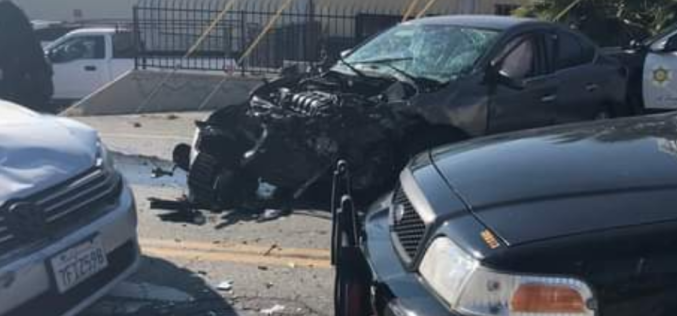 Stolen Car Chase – Multi-Vehicle Crash, Metro-Train Shutdown