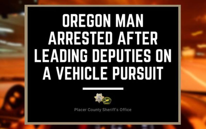 Oregon man leads interstate pursuit