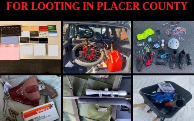 Three convicted felons arrested for looting