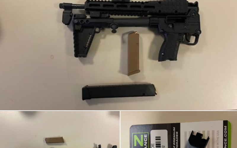 Man Arrested for Assault with a Deadly Weapon, Possession of Kel-Tec 9mm Sub-2000 Folding Rifle