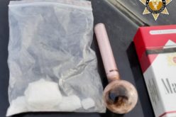 Expired registration becomes arrest for meth, pipe