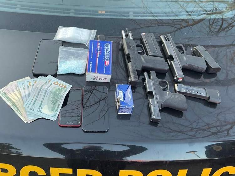 Officers Arrest Two Suspects After Three Firearms Located During ...