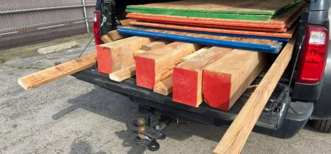 Stolen lumber recovered in the same day