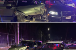 Drunk driver crashes into police car