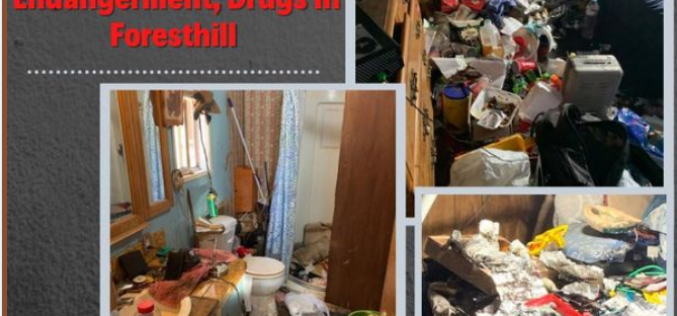 Three arrests in deplorable conditions with drugs