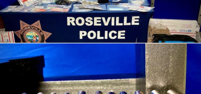 Roseville man arrested for drug sales and suspicion of manufacturing counterfeit drugs