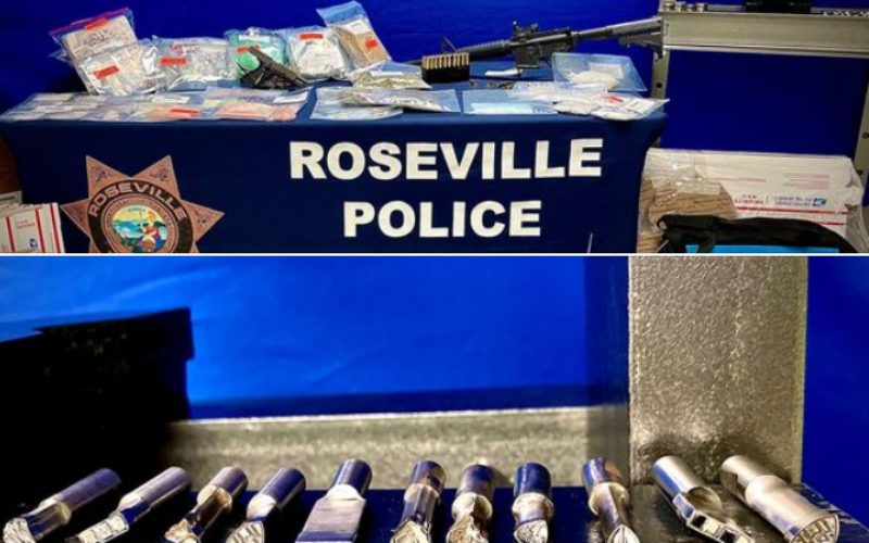Roseville man arrested for drug sales and suspicion of manufacturing counterfeit drugs