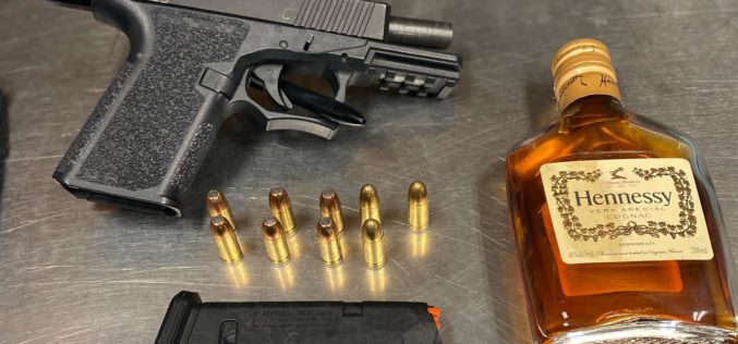 Gun seized during traffic stop