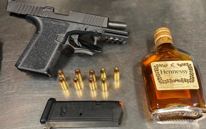 Gun seized during traffic stop