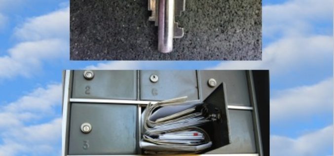 Mail thief caught in the act