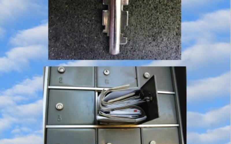 Mail thief caught in the act