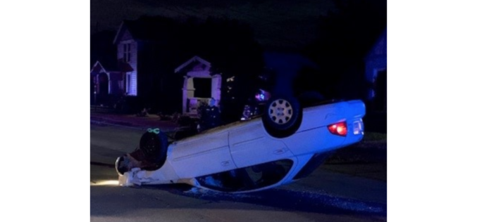 Suspected DUI Driver Arrested After Roll-Over Collision
