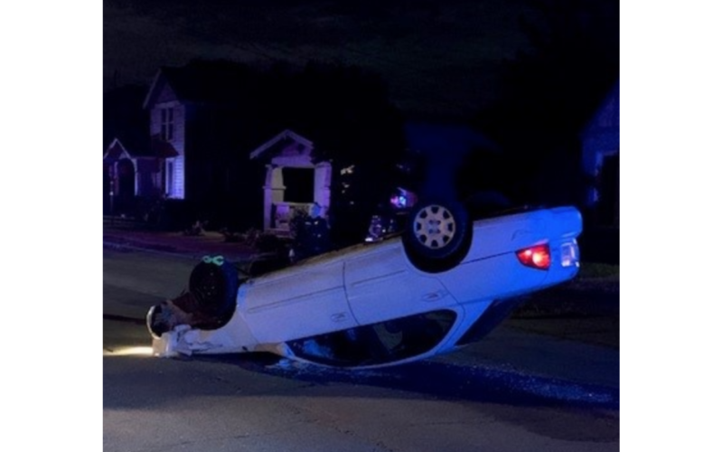 Suspected DUI Driver Arrested After Roll-Over Collision