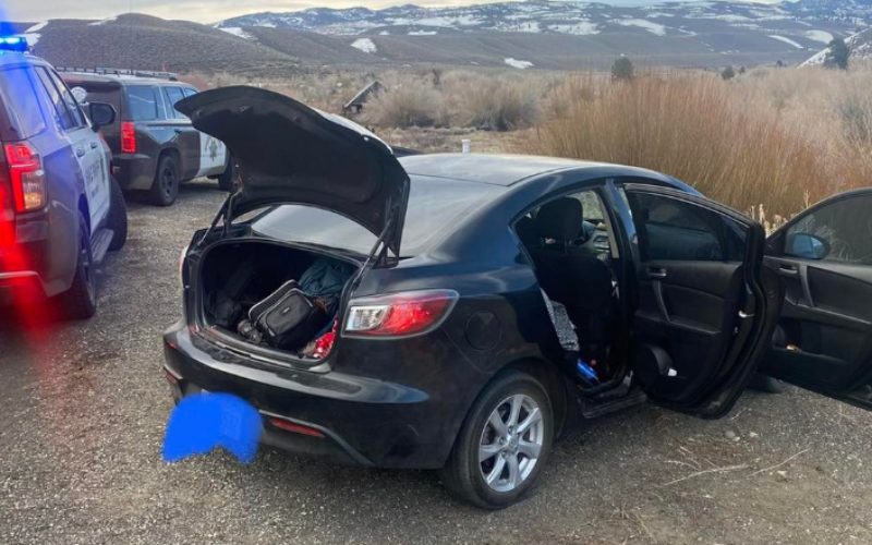 Woman runs into patrol vehicle to escape assault