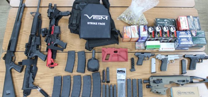 Search warrant yields multiple firearms