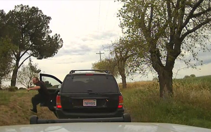 Burglar spotted, chased, arrested