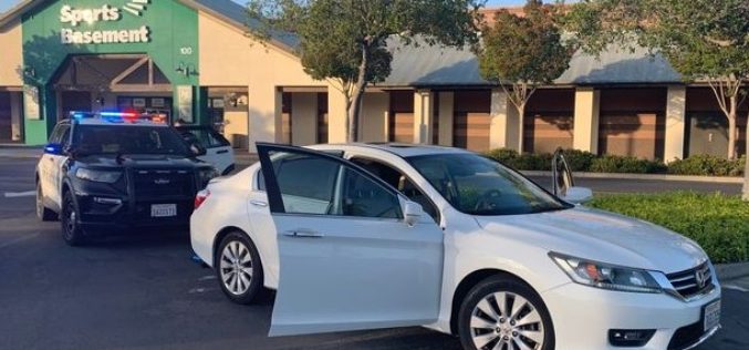 Two Arrested at Shopping Center for Vehicle Theft, Drugs, Identity Theft