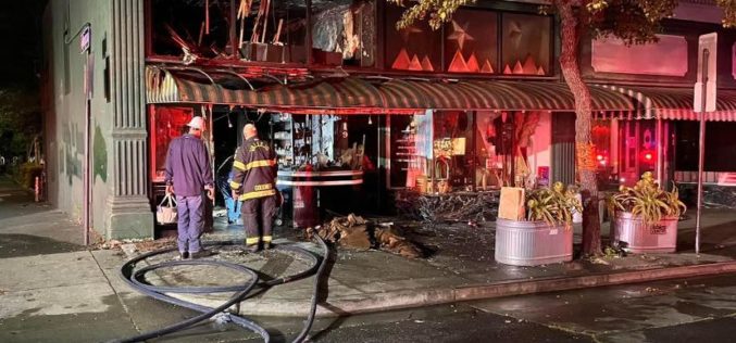 Man accused of setting Marin Street business on fire