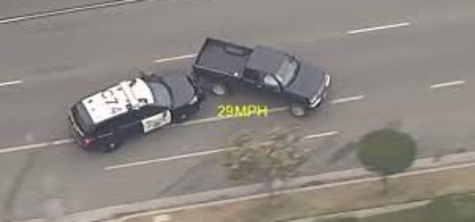 Car Chase Ends with PIT maneuver