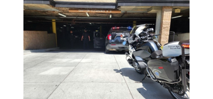 Two arrested after San Mateo police locate stolen vehicle in shopping center parking lot