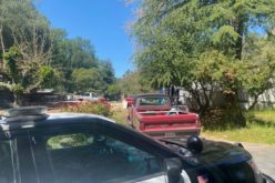 Man with warrant accused of erratically driving stolen pickup