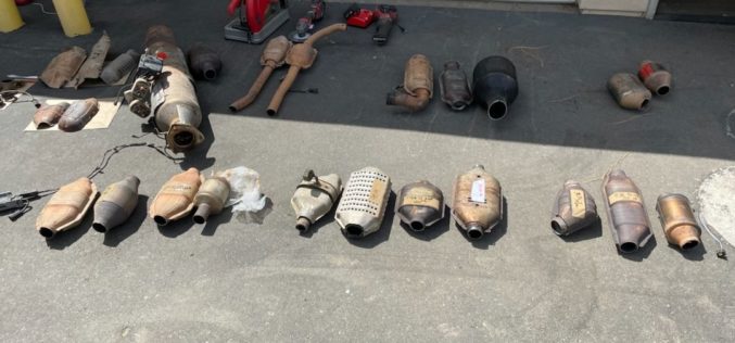 Investigation into Catalytic Converter Thefts Leads to Search Warrant and Arrest at Residential “Chop-Shop”