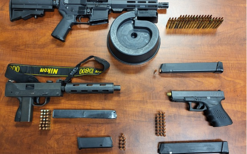 Illegal firearms recovered in Hayward
