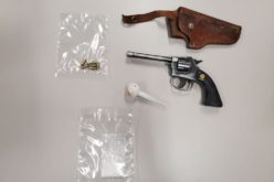 Expired registrationon truck with gun and meth