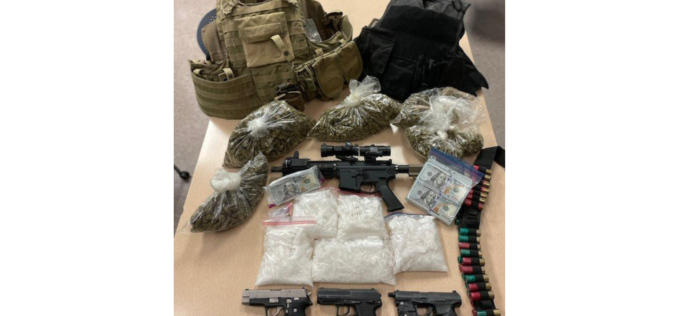 Sacramento County man arrested on allegations of narcotics trafficking and illegal weapons charges