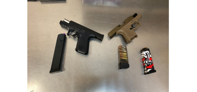 Kings County man and juvenile reportedly caught with ghost guns, ammunition