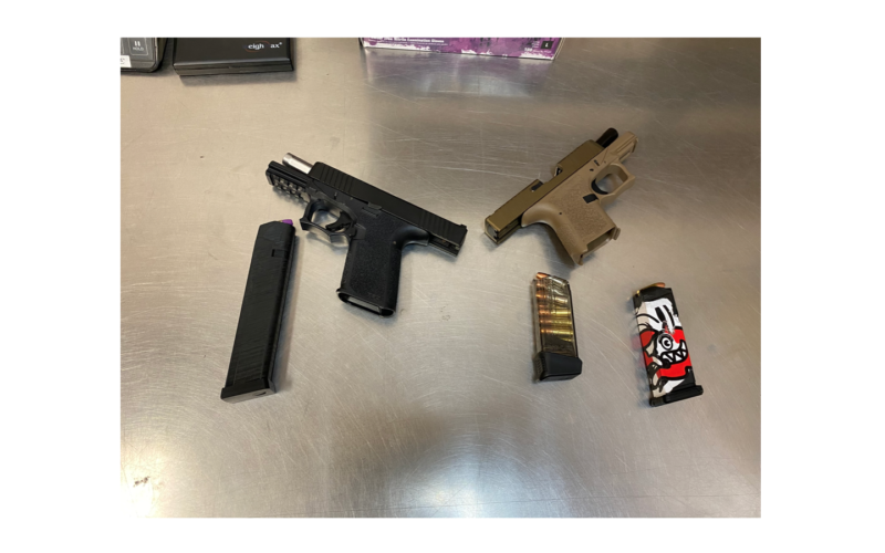 Kings County man and juvenile reportedly caught with ghost guns, ammunition