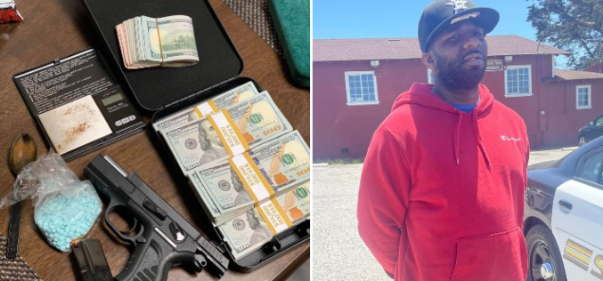 Violent gang member caught with gun, drugs and cash…