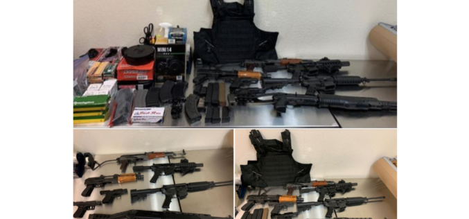 Domestic violence call ends up with multiple firearms confiscated