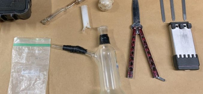 Man arrested for alleged drug possession following reports of suspicious behavior