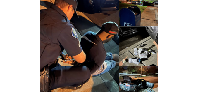 Two men arrested in Irvine after allegedly stealing mail and checks